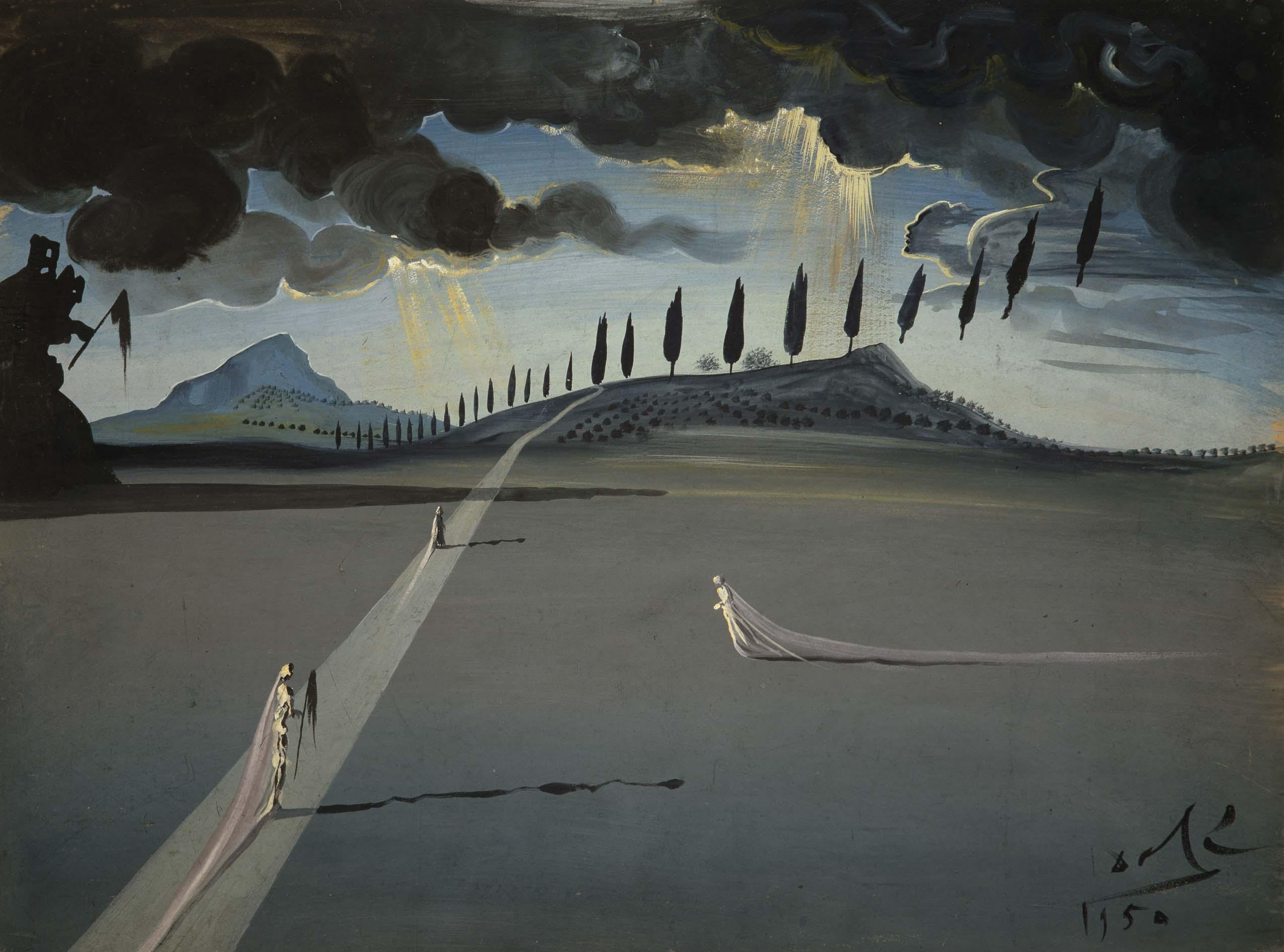 The Path of Enigma - Surreal landscape with path