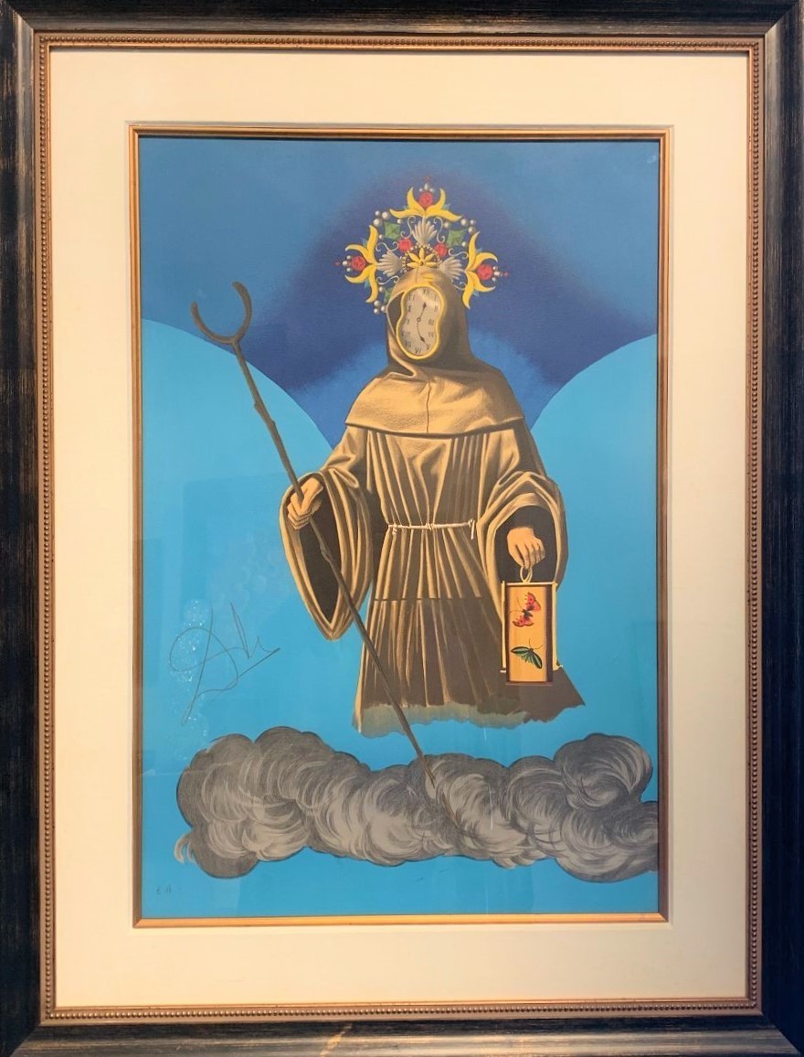 The Timekeeper - Surreal figure with clock face